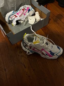 Balenciaga Runner Sneakers White Multicolor