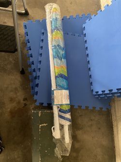 Sand Anchor, Pole & Umbrella 