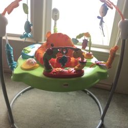 Fisher-Price Tiger Time Jumperoo with Music, Lights & Sounds