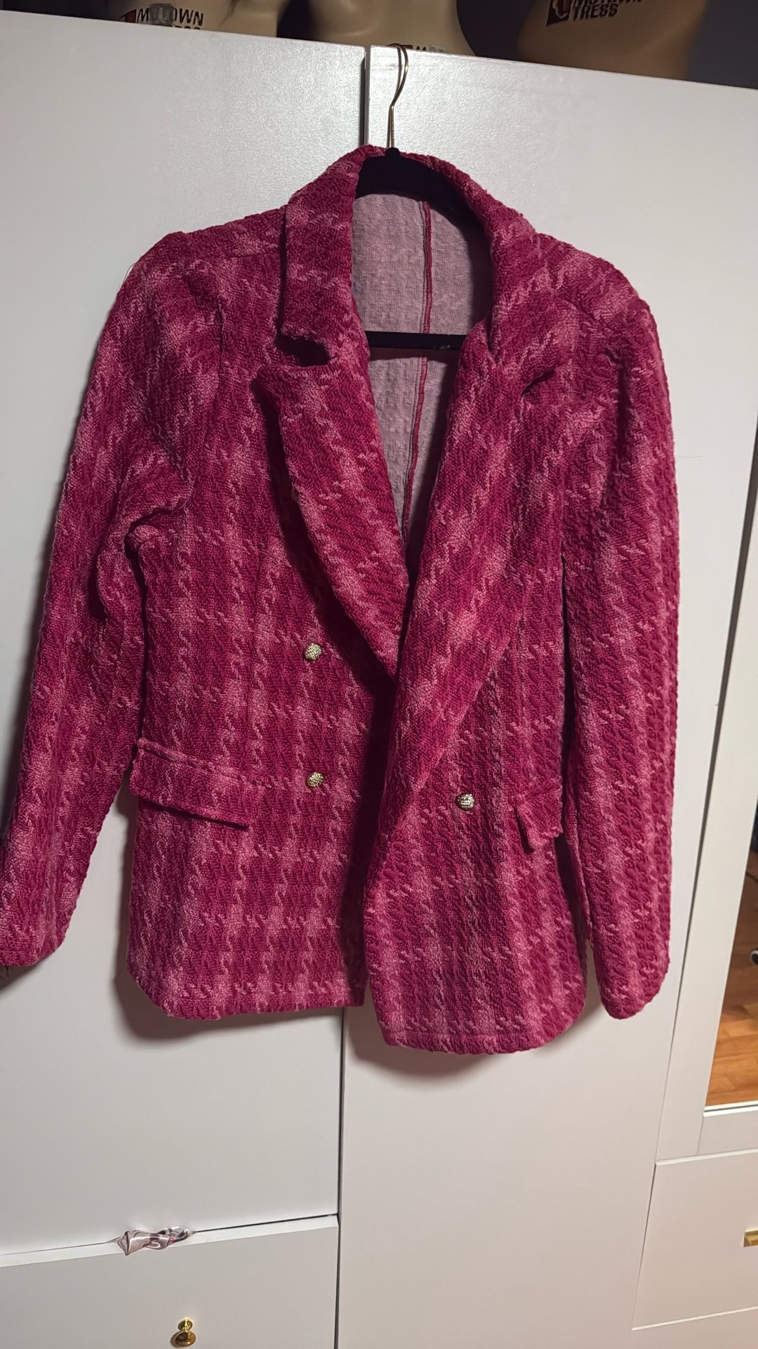 Pink Blazer Jacket