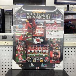 Chiefs Super Bowl Champion Wall Art