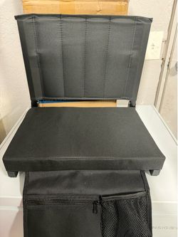 NEW In Box Stadium Seats for Bleachers (2-Pack) - Black