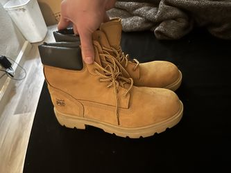 Size 11 Wheat Timberland Pros Men New Condition 