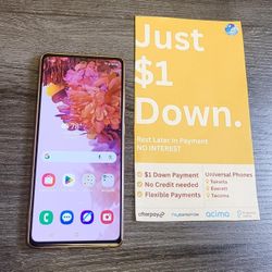 Samsung Galaxy S20 FE 5G 128gb  Unlocked, FREE Smartwach/ Headphones. Pay $1 Today Rest in payments. NO CREDIT NEEDED FINANCING