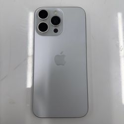 Titanium White iPhone 15 Pro Max 256GB Unlocked