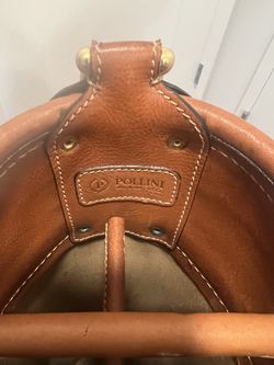 Pollini Vintage Logo Leather Bag 