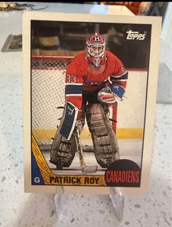 1987-88 Topps Patrick Roy #163 HOF