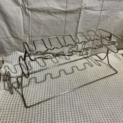 Stainless Steel Chicken Leg & Drumstick  Grill Rack – Perfect for BBQ/Smoker