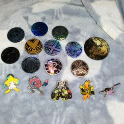Pokemon Coins & Pokemon Pins 