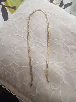 14K Gold plated Mariner chain (brass Base)