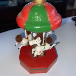 Musical wooden Carousel 