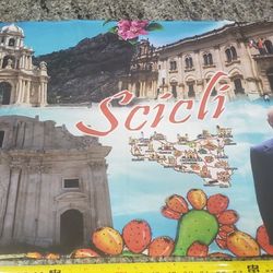 scicli italy polyester poster 
