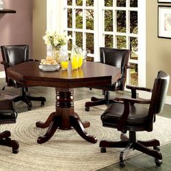 CM-GM339T-TABLE- Rowan Cherry Game/Dining Table Set