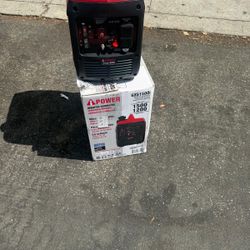 Ipower 1500-Watt Recoil Start Gasoline Powered Ultra-Light Inverter Generator with 60cc OHV Engine and CO Sensor Shutdown