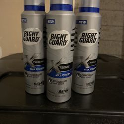 3 Right Guard Deodorant Sprays 