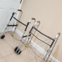 Adult Walker with 5" Fixed Wheels. $10 Each.