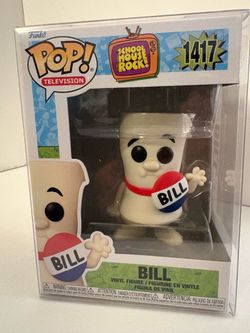Funko Pop! Television Schoolhouse Rock! Bill #1417 Vinyl Figure + Protector