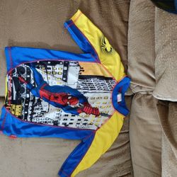 Boys Spiderman Disney Rash Guard Size 9/10