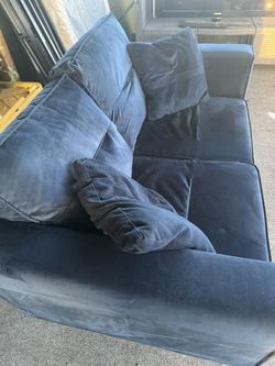 Ashley Blue Love Seat 