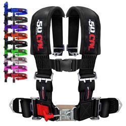 Racing 4 Point Harness seatbelt- Safety Restraint System for cars, UTV ATV SXS - Quick Release Latch  car