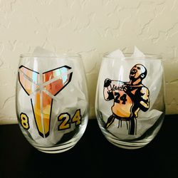 Lakers Kobe Bryant Glass Cups