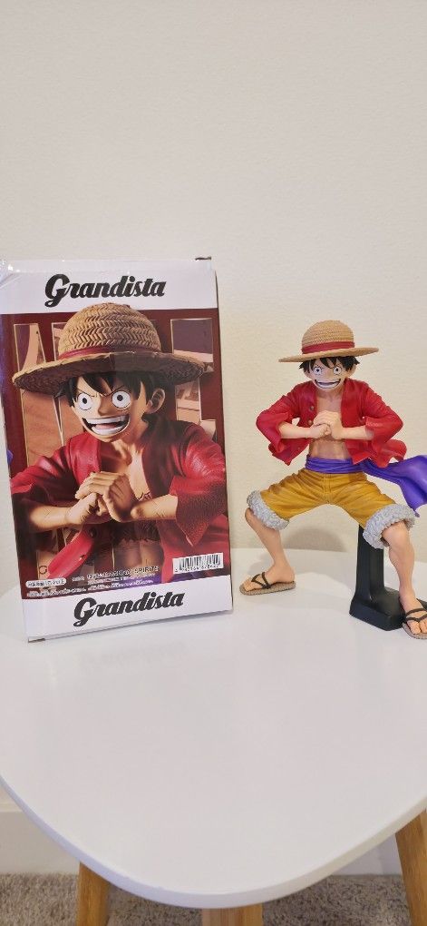One Piece Figure Monkey.D.Luffy Bandai Banpresto Grandista 25th