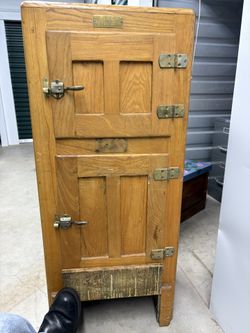Oak Antique Ice Box (pre electric)