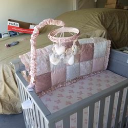 Oxford Baby Crib and Set