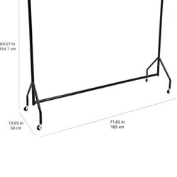 Garment Rack W/ Wheels