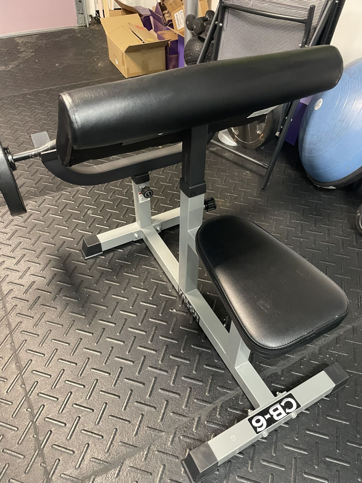 Hammer Curl With Bar And Weights