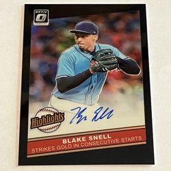 BLAKE SNELL auto baseball card 🔥 💎