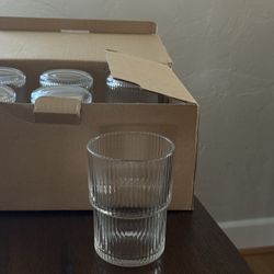 Ribbed Drinking Glass (set of 12)