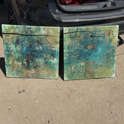 Gallery Direct Jane Bellows' "By Chance I" and "II" Canvas Art Set