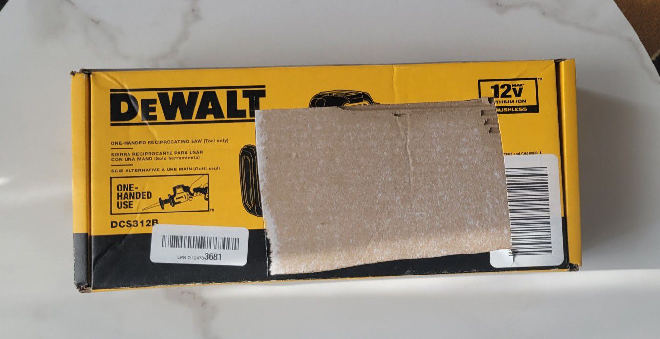DEWALT XTREME 12V MAX* Reciprocating Saw, One-Handed, Cordless, Tool Only DCS312B) for Sale in Skokie, IL OfferUp