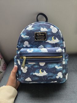 Loungefly Disney Mickey Mouse Clouds Mini Backpack
