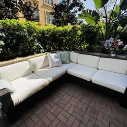 WEST ELM Portside Outdoor 3-Piece L-Shaped Sectional (97")