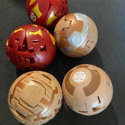5 Vintage Bakugan 4 Inch Battle Brawlers/ Read Description 