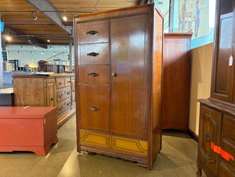 Art Deco Waterfall Style Armoire