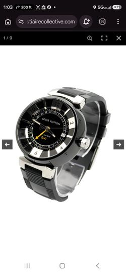 Louise vuitton tambour digital analogic watch