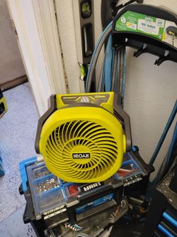 Ryobi whisper series hybrid 18 v fan