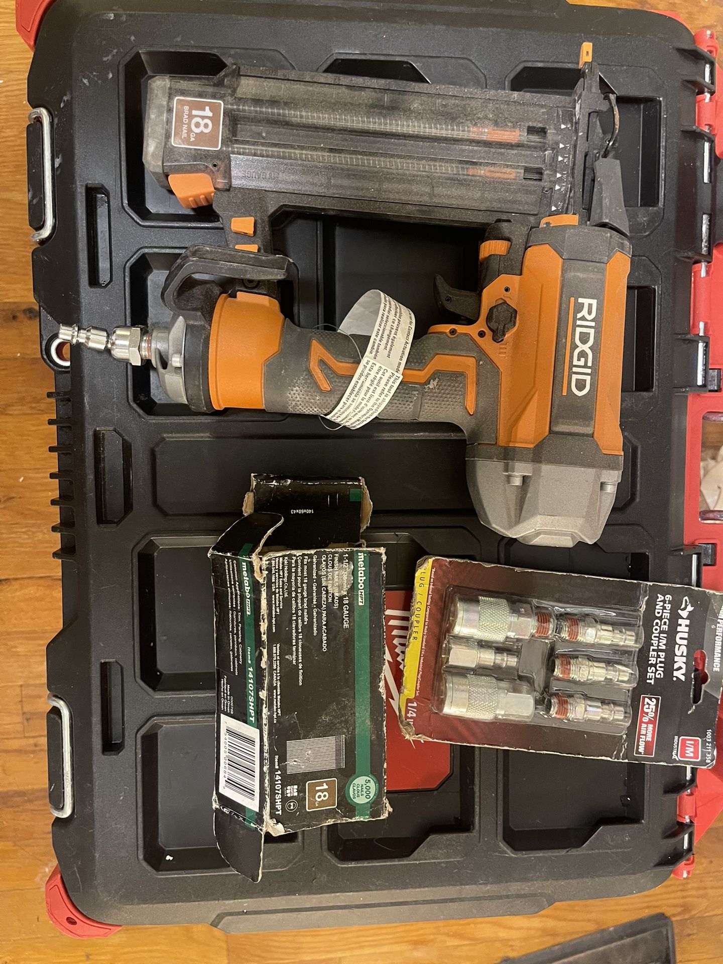 Ridgid Nail Gun 18 Gauge