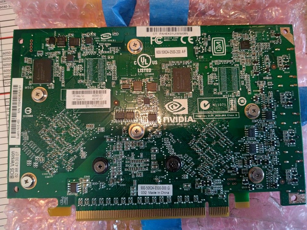 Nvidia Quadro Nvs450 512mb GDDR PCI Express