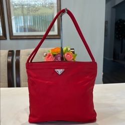 Nylon Red shoulder bag