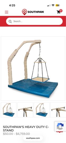 Heavy duty c-stand swing and swings