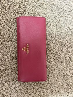 authenic prada large saffiano leather wallet