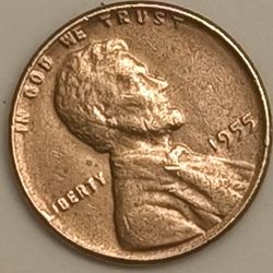 1955 Penny Wheat 