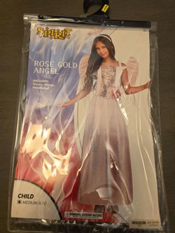 Rose gold angel costume