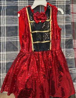Circus ring girl dress & head piece