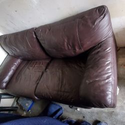 Leather Couch Fold Out Bed