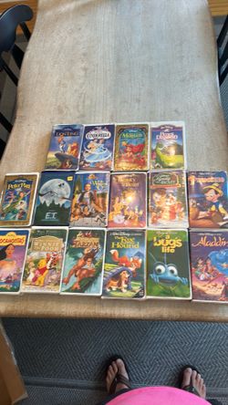 VHS tapes.